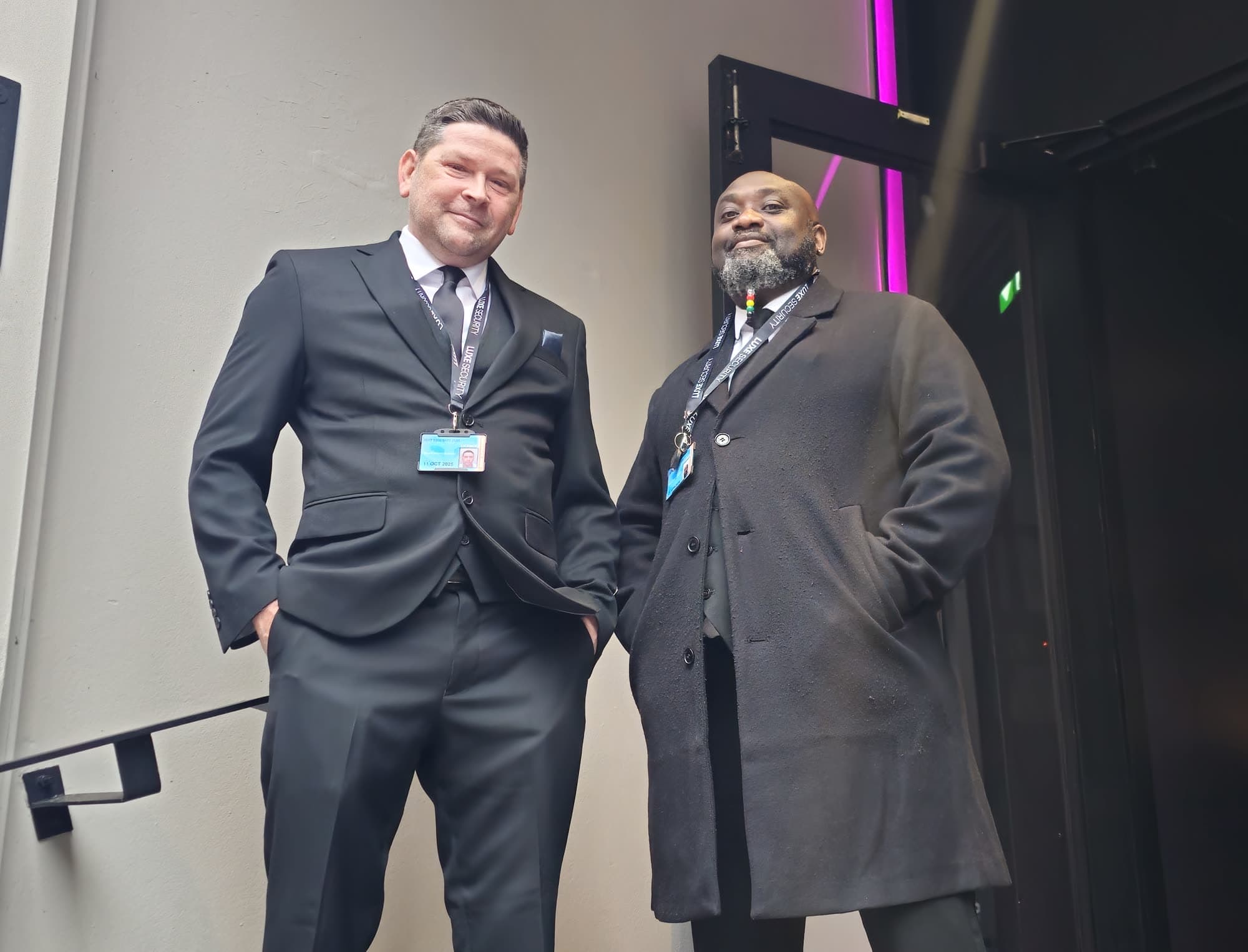 Chris Nineham and Mike Aidoo, founders of Luxe Security Group